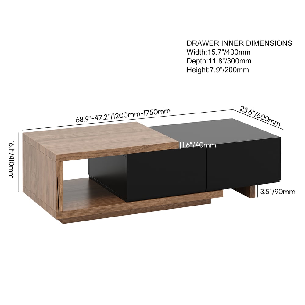 Pack Meuble TV & Table Basse Luxedecor