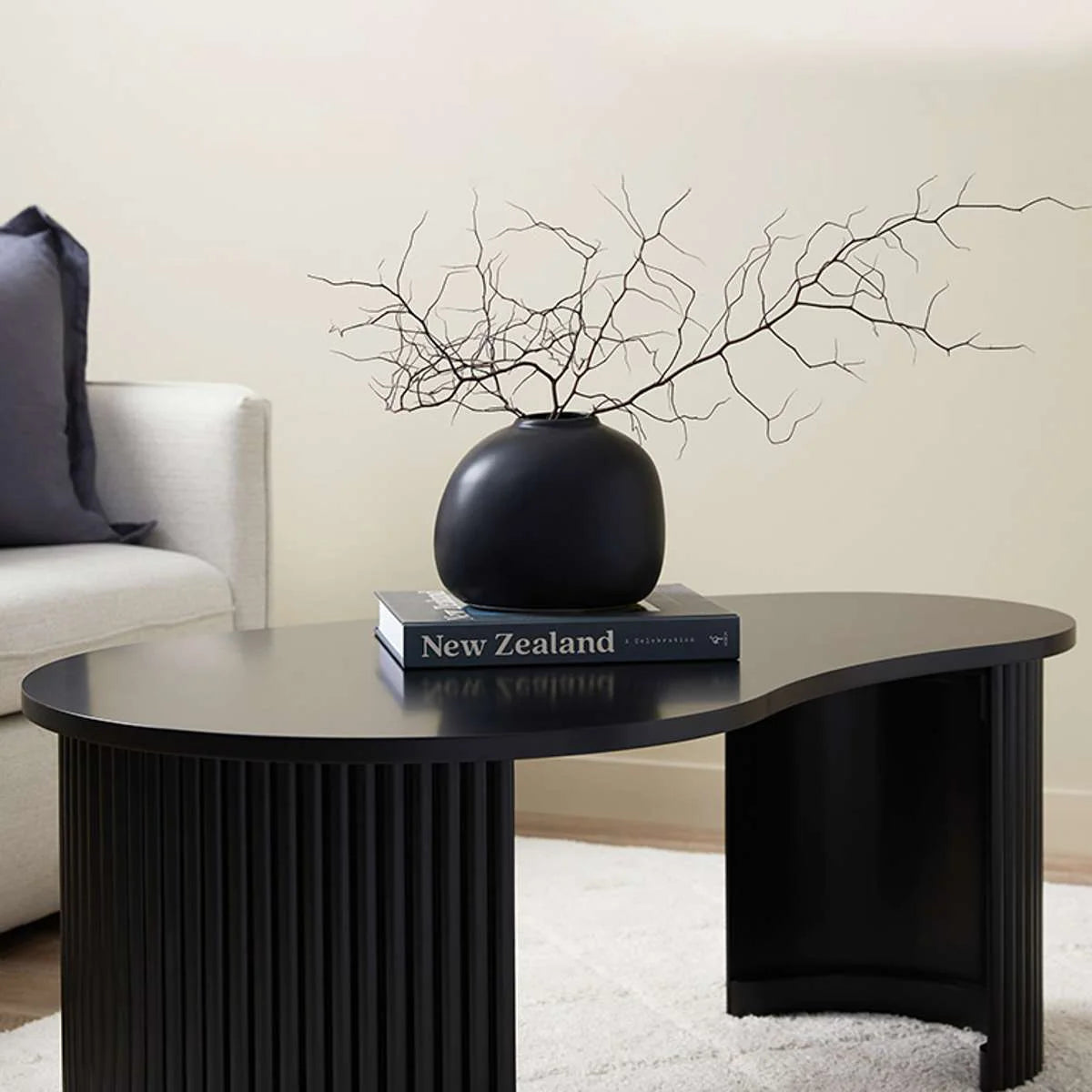 Table Basse Eve en Forme de Galet