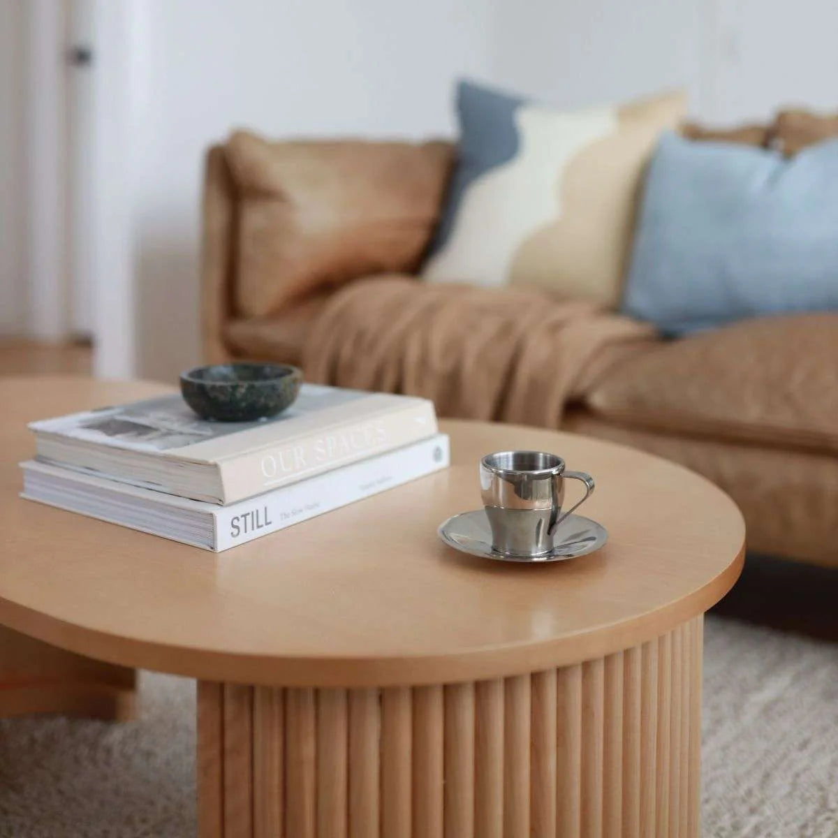 Table Basse Eve en Forme de Galet