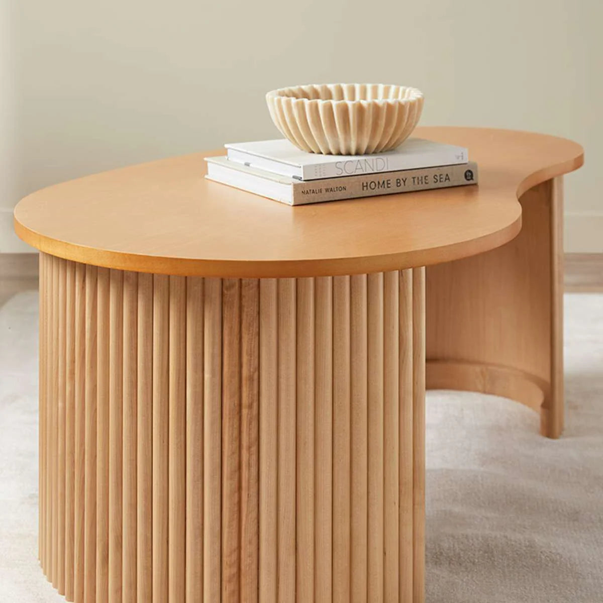 Table Basse Eve en Forme de Galet