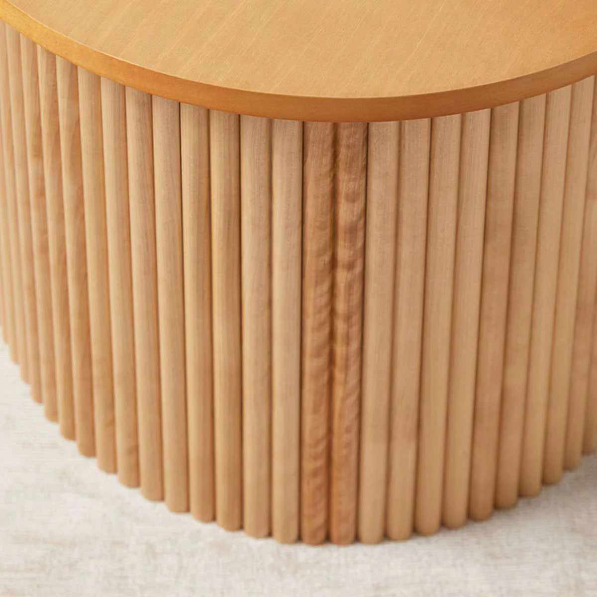 Table Basse Eve en Forme de Galet