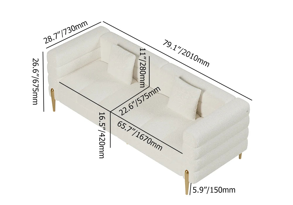 Pack 2 Salon Luxe avec Fauteuil