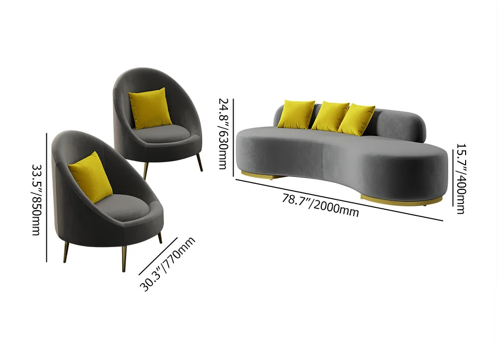 Pack Salon en Velours