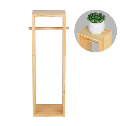 Porte-papier hygiénique en bois avec rangement