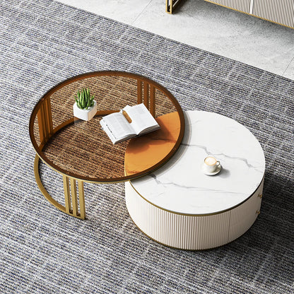 Pack Meuble Tv + Table Basse Modele en verre