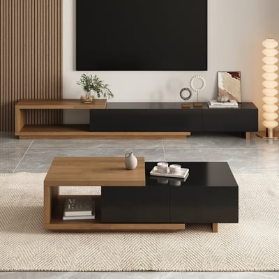 Pack Meuble TV & Table Basse Luxedecor