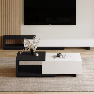 Pack Meuble TV & Table Basse Luxedecor