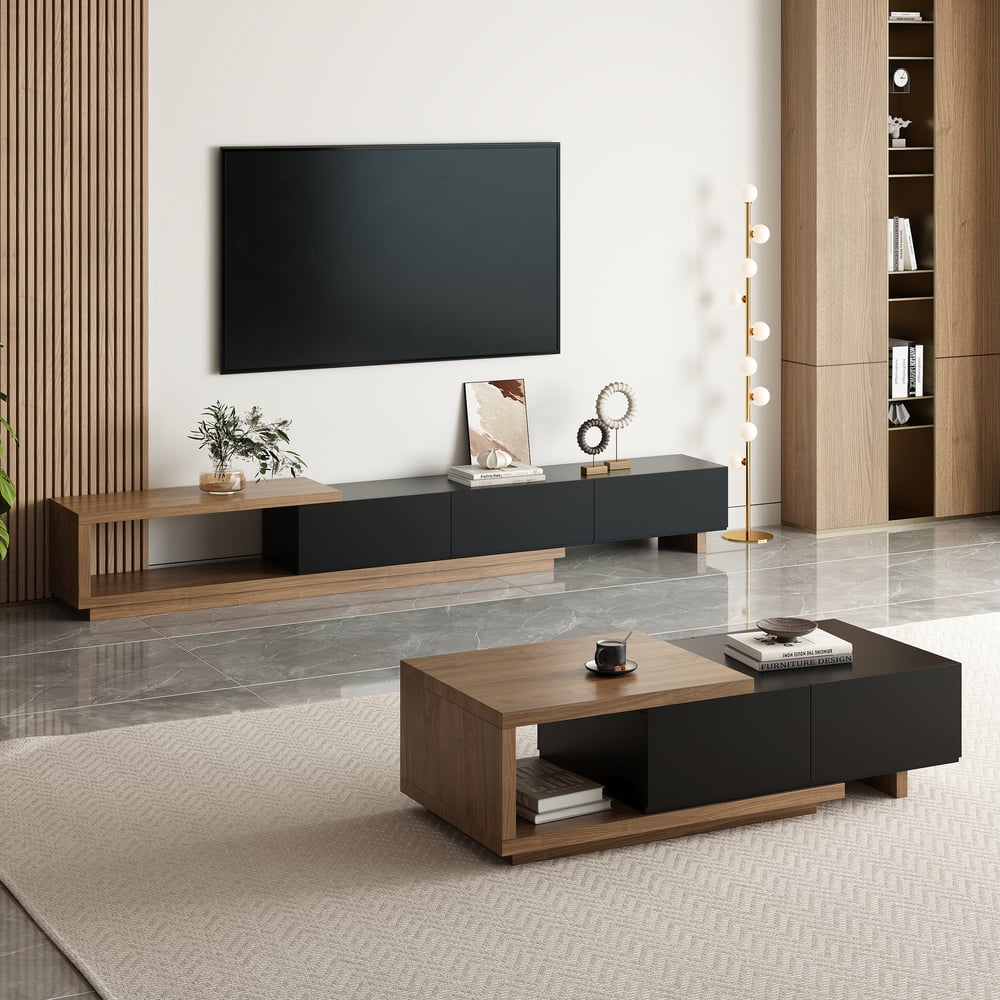 Pack Meuble TV & Table Basse Luxedecor