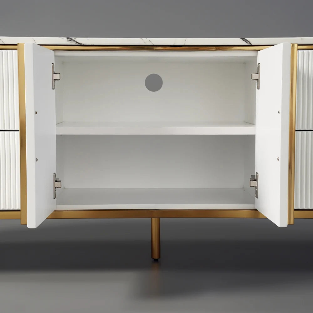 Pack Meuble Tv et Table basse Moderne Oval