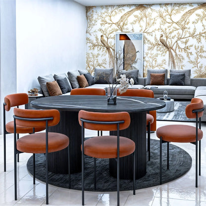 Table à manger ovale + 6 chaises