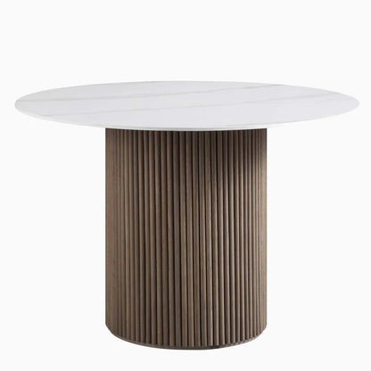 Table à Manger Ronde Maru Noyer