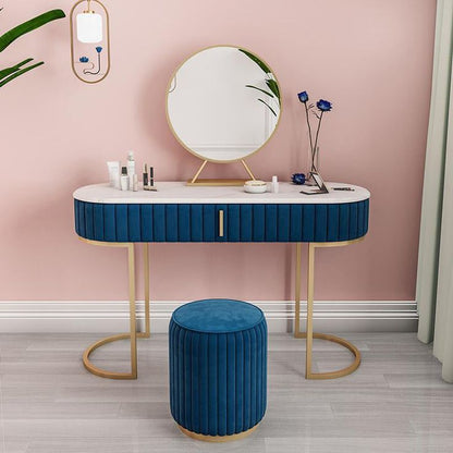 Coiffeuse Nordique + Tabouret et Miroir