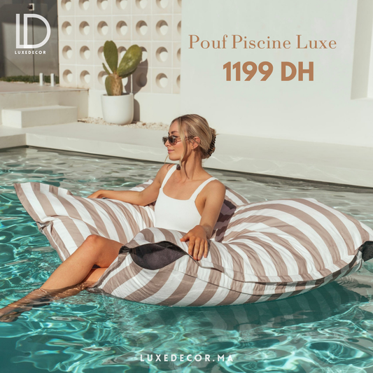 Pouf Piscine Luxe