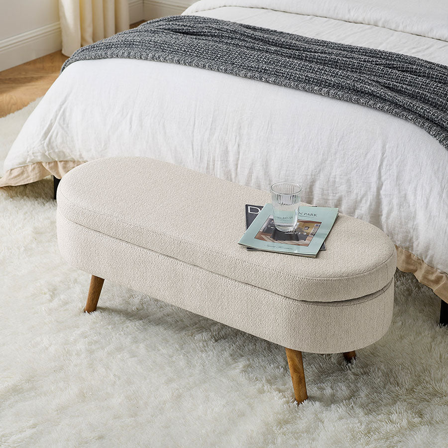 Banc de rangement Ovale