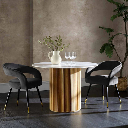 Table à Manger Ronde Maru Chêne