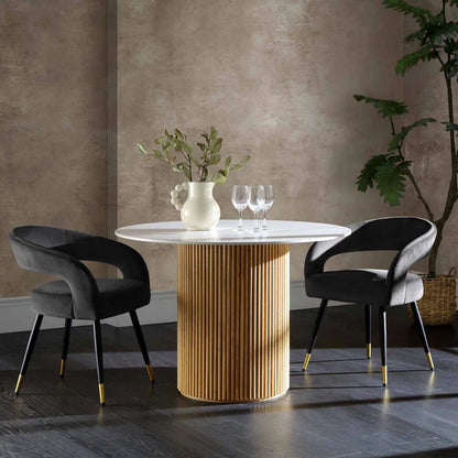 Table à Manger Ronde Maru Chêne