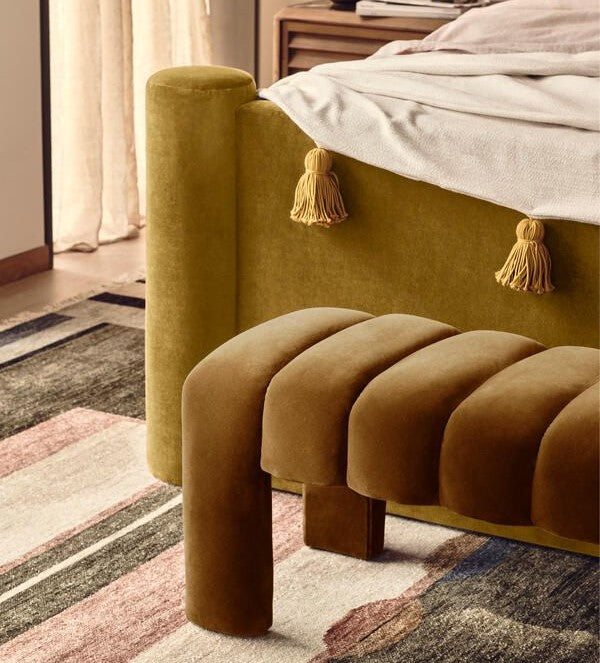Banc Élégant en Velours