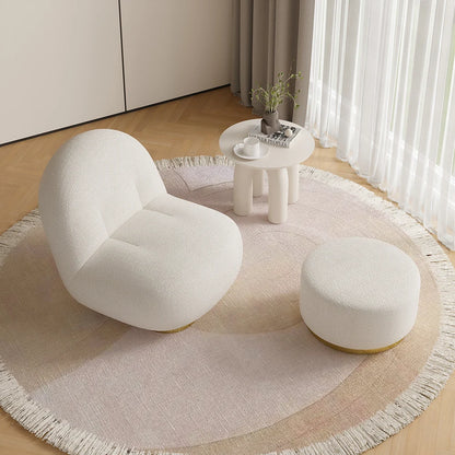 Fauteuil en Boucle avec Repose-Pieds