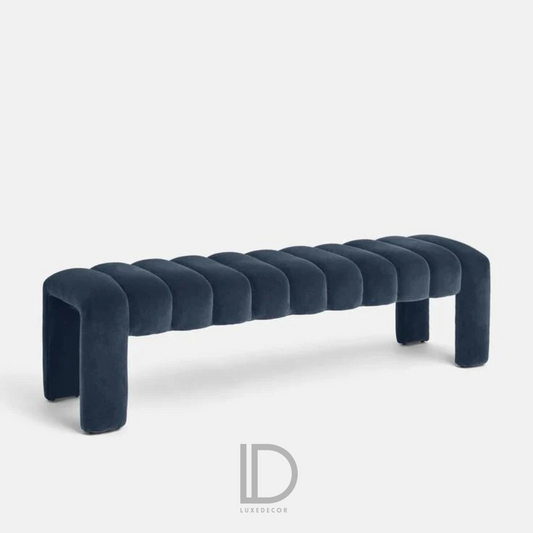 Banc Élégant en Velours