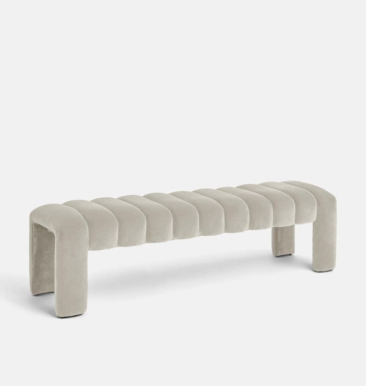 Banc Élégant en Velours