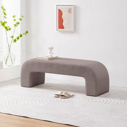 Banc Rembourré en Bouclette