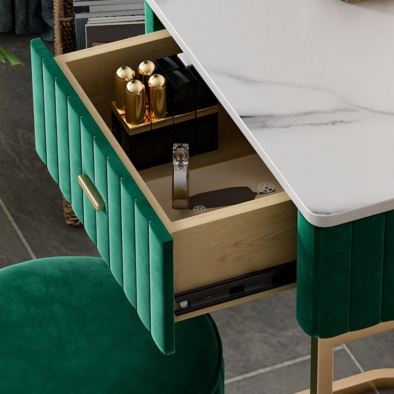 Mini Coiffeuse Moderne + Tabouret et Miroir