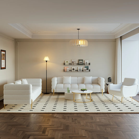 Pack 2 Salon Luxe avec Fauteuil