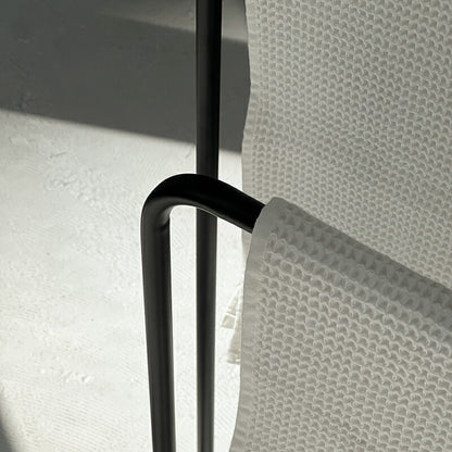 Porte-serviettes minimaliste en métal galvanisée