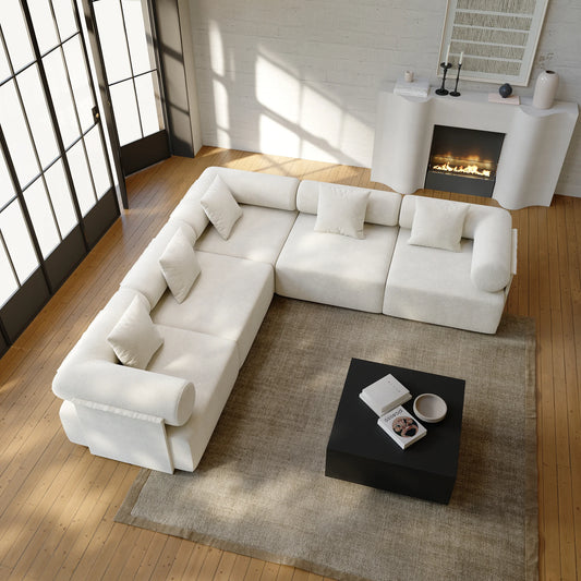 Salon L Modulaire 5 Pièces